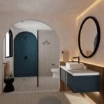 Paquete Obsidiana Santorini Monomandos + Regadera + Accesorios y Lavabo Helvex OB-SANTORINI1 - Imagen 10