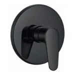 Monomando para Regadera Negro Mate Meer MZR-014M