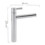 Monomando Alto para Lavabo Nhis Urrea 9435NS - Imagen 3