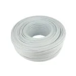 Cable Dúplex de Alucobre Calibre 14 Rollo de 100 Metros Blanco Keer 4051 - Imagen 2