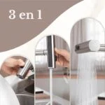 Monomando Multifuncional para Cocina Cromo Valmex VP24.391 - Imagen 3