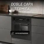Horno de Gas Empotrable con Panel Digital 21 Funciones 58L Negro Mate Nuur HOGAS60DILP-M - Imagen 10