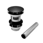 Contra de Lavabo de Push con Rebosadero Ebano TH-064-EB Helvex