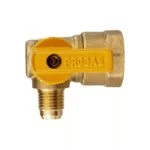 Válvula Esfera 90° 20mm (1/2") x 3/8" Flare CNX 191HFC8-6M