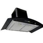 Campana de Pared Acero Inoxidable Negro 87cm Supra Skyfall - Imagen 2