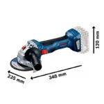 Esmeril Angular Profesional Inalámbrico 5" Brushless 18V sin Batería Bosch GWS 180-LI - Imagen 5