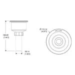 Contracanasta para Fregadero Acero Inoxidable H-8802 Helvex - Imagen 2