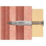 Blister Taquete Universal de Nylon UX 6x50 + Tornillo (10 pzas + 10 tornillos) Fischer 90878 - Imagen 4