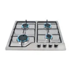 Parrilla Acero Inoxidable de 4 Quemadores Empotrable 60cm Supra NOVA STEEL 60