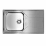 Fregadero Empotrar 86 x 50 cm 1 Tarja 1 Escurridero Derecho Universe 50 T-XP 1B 1D Plus Teka 115110025