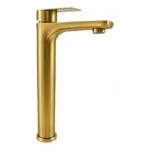 Monomando Alto para Lavabo Dorado Meer MZM4150