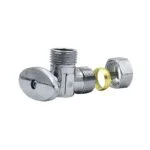 Válvula Angular 1/4 de Vuelta de Compresión 1/2" Fluidmaster 7121M-040-P20 - Imagen 3