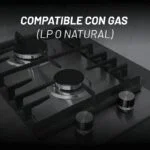 Parrilla Acero Inoxidable de 2 Quemadores Empotrable 29.5cm Nuur PARGA2AI - Imagen 7