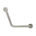 Barra Angular Boomerang 305 mm x 305 mm Izquierda Acero Inoxidable Helvex B-066-S
