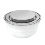 Coladera Universal con Push Redonda Minimalista Rejilla Acero Inoxidable Fleximatic 2249