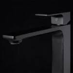 Monomando Alto para Lavabo Negro Mate ROW 30 CM Tecnobath TB41.031NEGRO - Imagen 2