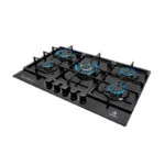 Parrilla Cristal Templado de 5 Quemadores Empotrable 76cm Supra 5Q-PG-76 - Imagen 4