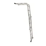 Escalera Articulada de Aluminio 12 Peldaños Tipo III 3.79 metros Carga 150 Kg Escalumex MEC-12-2 - Imagen 7