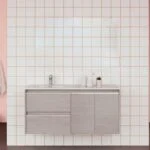 Gabinete Volado Style Melamina Nuuk con Lavabo Orbis 121cm x 46cm Esbaño 90374