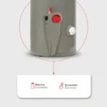 Calentador de Depósito 38 Litros (10 Galones) 1 Servicio Gas LP Rheem 29V10S/572185 - Imagen 4