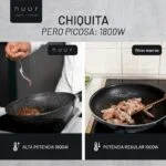 Parrilla de Inducción Magnética 1 Quemador 28cm 127V Nuur PARIN1 - Imagen 5