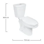 WC Contract Alargado Blanco con Asiento Urrea WC2106D021 - Imagen 5