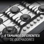 Parrilla Cristal Templado Blanco de 6 Quemadores Empotrable 90cm Nuur PARGA6VTB-L - Imagen 8