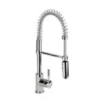 Monomando para Cocina con Resorte Profesional/Gourmet Cromo E-305 Helvex
