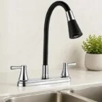 Mezcladora para Fregadero 8" Cromo-Negro Solvex SF-81006 - Imagen 2