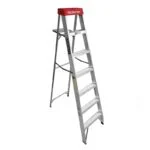 Escalera de Aluminio de Tijera 6 Escalones Tipo III 2.13 metros Carga 150 Kg Escalumex STL-7