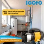 Bomba Horizontal Multietapas 1.5 HP 120V Igoto MH1800 - Imagen 5