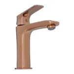 Monomando Corto para Lavabo Cassia Rose Gold Champagne Urrea 9433LU.7 - Imagen 2