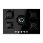 Pack Campana 80cm Negra con Parrilla Cristal 76cm Negra Teka PACK DUETTO CRYSTAL 75 - Imagen 3