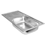 Fregadero Empotrar Escurridero Izquierdo 100 x 50 x 17.2 cm Tramontina 93856615 - Imagen 2