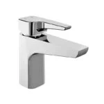 Monomando de Lavabo Lusitania Sin Contra Cromo LUS-100 Helvex