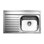 Paquete Tekaway 800.510 1C 1E I MNI Incluye Tarja 80x51x15cm Escurridor Izquierdo, Monomando Giratorio America MNI y Contracanasta Helixpro - Imagen 2