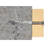 Blister Taquete de Nylon para Materiales Solidos S8 + Tornillo (10 pzas + 10 tornillos) Fischer 84322 - Imagen 3