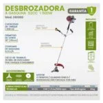 Desbrozadora a Gasolina 52 CC 2.0 HP Vástago Recto y Manillar Abierto Igoto DB1002 - Imagen 3