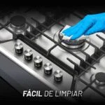 Parrilla Acero Inoxidable de 5 Quemadores Empotrable 76cm Nuur PARGA5AI - Imagen 9