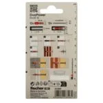 12 Taquetes de Nylon + 12 Tornillos Multimaterial DuoPower de 6mm x 30mm Fischer 534997 - Imagen 7