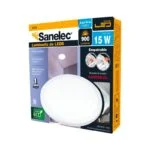 Luminaria Empotrable LED Circular Ajustable Luz Fría (18 cm) 15W Sanelec 1224 - Imagen 5