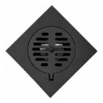 Coladera Cuadrada 6" Negro Mate Meer RES-012 - Imagen 3