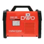Combo Soldadora Inverter MMA 200A 110/220V con Careta Electrónica DWO - Imagen 2