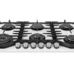 Parrilla Cristal Templado Blanco de 6 Quemadores Empotrable 90cm Nuur PARGA6VTB-L - Imagen 5