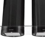 Campana de Isla con Doble Cilindro 120cm Nuur CAMEXIS2TUBOS120VT-N - Imagen 2