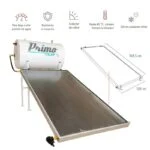 Calentador Solar Alta Presión / Baja Presión con Cubierta Anti-Impacto 150 Litros de 3 a 4 Servicios Primo 217583 - Imagen 3