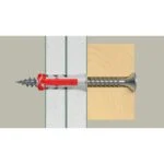 8 Taquetes de Nylon + 8 Tornillos Multimaterial DuoPower de 8mm x 40mm Fischer 534998 - Imagen 5
