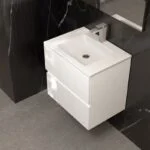 Gabinete Suspendido Primmo Glacé 60cm 2 Cajones con Lavabo Helvex PRIMMO 60 2C GLACE - Imagen 3