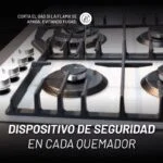 Paquete Campana de Pared Doble Cristal Templado Blanco 60cm + Parrilla Cristal Templado Blanco de 4 Quemadores Empotrable 59cm NUUR - Imagen 9