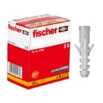 Taquete de Nylon para Materiales Solidos S8 Caja con 100 Piezas Fischer 50108